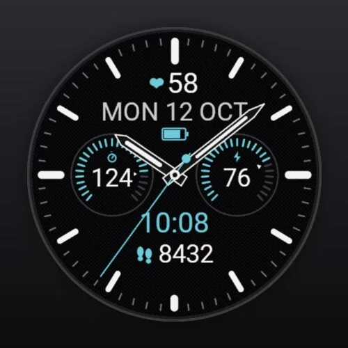 Chrono watch face