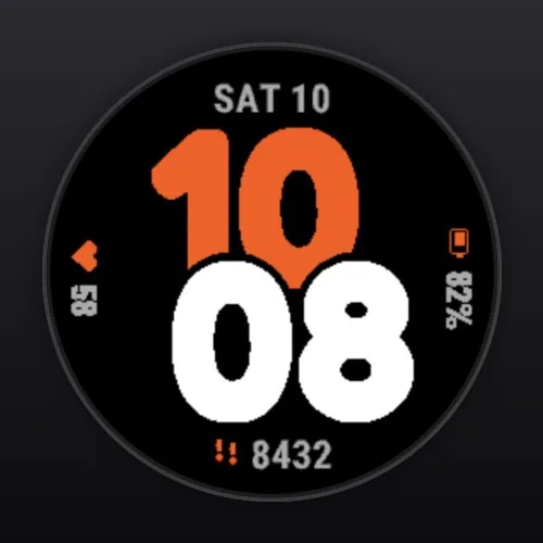 Duo watch face